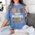 Wild About Reading Book Reader Book Nerd Book Reading Lover Premium Tri-Blend Women's Comfort Colors T-Shirt Chalky Mint