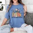 Wildflower Floral Book Just One More Chapter Women's Comfort Colors T-Shirt Chalky Mint Wildflower Floral Book Just One More Chapter Women's Comfort Colors T-Shirt Chalky Mint