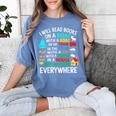 I Will Read Books On A Boat & Everywhere Women's Comfort Colors T-Shirt Chalky Mint I Will Read Books On A Boat & Everywhere Women's Comfort Colors T-Shirt Chalky Mint