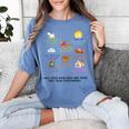 I Will Read Books On A Boat And Everywhere Reading Teachers Women's Comfort Colors T-Shirt Chalky Mint