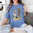 Wizard Of Oz Book Quote Scarecrow Dorothy Retro Drawing Women's Comfort Colors T-Shirt Chalky Mint