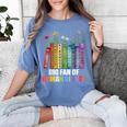 Women Floral Book Big Fan Of Human Rights Liberal Protest Women's Comfort Colors T-Shirt Chalky Mint