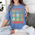 Women's DCC Many Faces Of Mordecai Grid Gamer Series Book Women's Comfort Colors T-Shirt Chalky Mint Women's DCC Many Faces Of Mordecai Grid Gamer Series Book Women's Comfort Colors T-Shirt Chalky Mint
