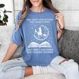 They Didn't Burn Witches Burned Women Books Feminist Women Women's Comfort Colors T-Shirt Chalky Mint