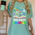 100th Day Of School Astronaut Books Space 100 Days Smarter Women's Comfort Colors T-Shirt Violet 100th Day Of School Astronaut Books Space 100 Days Smarter Women's Comfort Colors T-Shirt Violet