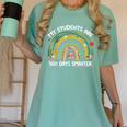 100th Day Of School Teachers Students Women Floral Books Women's Comfort Colors T-Shirt Violet 100th Day Of School Teachers Students Women Floral Books Women's Comfort Colors T-Shirt Violet