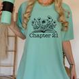 21th Birthday Chapter 21 Reading Book Lover 21 Year Old Women's Comfort Colors T-Shirt Violet