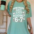 67 For Reading With Books Women's Comfort Colors T-Shirt Violet 67 For Reading With Books Women's Comfort Colors T-Shirt Violet