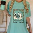 Alcott Little Women Characters Literature Book Illustration Women's Comfort Colors T-Shirt Violet