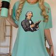 Alexander Hamilton Reading A Book Women's Comfort Colors T-Shirt Violet Alexander Hamilton Reading A Book Women's Comfort Colors T-Shirt Violet