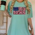 America US Flag Books Library Reading For Book Lover Reader Women's Comfort Colors T-Shirt Violet