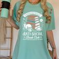 Anti-Social Book Club Reader Books & Coffee Dark Academia Premium Tri-Blend Women's Comfort Colors T-Shirt Violet Anti-Social Book Club Reader Books & Coffee Dark Academia Premium Tri-Blend Women's Comfort Colors T-Shirt Violet
