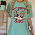 Audiobook Lover Bookish Headphones Just One More Chapter Women's Comfort Colors T-Shirt Violet Audiobook Lover Bookish Headphones Just One More Chapter Women's Comfort Colors T-Shirt Violet