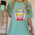 Audiobooks Are Books Too – Bookworm Nerd Reading Geek Women's Comfort Colors T-Shirt Violet