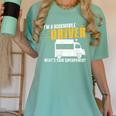 Awesome Bookmobile Driver What's Your Superpower Book Wagon Women's Comfort Colors T-Shirt Violet Awesome Bookmobile Driver What's Your Superpower Book Wagon Women's Comfort Colors T-Shirt Violet
