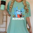 Axolotl Read Book Kawaii Reading Books For Men Women Women's Comfort Colors T-Shirt Violet