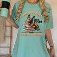 Belgian Malinois Dog Breed Life Is Better With Books And a Men Women Kids Women's Comfort Colors T-Shirt Violet