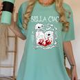 Bella Ciao Goodbye Beautiful Skull Book Of Dark Magic Occult Women's Comfort Colors T-Shirt Violet
