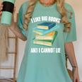I Like Big Books And I Cannot Lie Book Reading Book Lover Women's Comfort Colors T-Shirt Violet
