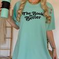 The Book Was Better Book Lover Reading Premium Tri-Blend Women's Comfort Colors T-Shirt Violet The Book Was Better Book Lover Reading Premium Tri-Blend Women's Comfort Colors T-Shirt Violet