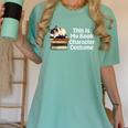 This Is My Book Character Costume Cat Men Women Kids Reading Women's Comfort Colors T-Shirt Violet