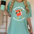 This Is My Book Character Costume- Dabbing Book Kids Women's Comfort Colors T-Shirt Violet