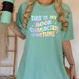This Is My Book Character Costume Book Lover Groovy Women's Comfort Colors T-Shirt Violet This Is My Book Character Costume Book Lover Groovy Women's Comfort Colors T-Shirt Violet
