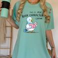 This Is My Book Character Costume I Pigeon Reading Tee Women's Comfort Colors T-Shirt Violet This Is My Book Character Costume I Pigeon Reading Tee Women's Comfort Colors T-Shirt Violet