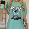 This Is My Book Character Costume Reading Book Lover Women's Comfort Colors T-Shirt Violet This Is My Book Character Costume Reading Book Lover Women's Comfort Colors T-Shirt Violet