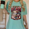 My Book Club Reads Between The Wines Book Club Reading Women's Comfort Colors T-Shirt Violet