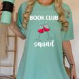 Book Club Squad Reading Bookworm Wine Lover Humor Women's Comfort Colors T-Shirt Violet Book Club Squad Reading Bookworm Wine Lover Humor Women's Comfort Colors T-Shirt Violet