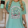A Book A Day Keeps The Mental Breakdown Away Women's Comfort Colors T-Shirt Violet