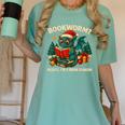 Book Dragon Christmas Reading For Fantasy Lovers Women's Comfort Colors T-Shirt Violet Book Dragon Christmas Reading For Fantasy Lovers Women's Comfort Colors T-Shirt Violet