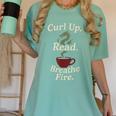Book Dragon Fantasy Reader Cozy Reading Book Lover Dragon Women's Comfort Colors T-Shirt Violet Book Dragon Fantasy Reader Cozy Reading Book Lover Dragon Women's Comfort Colors T-Shirt Violet