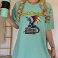 Book Dragon Mark Minson's Books Women's Comfort Colors T-Shirt Violet Book Dragon Mark Minson's Books Women's Comfort Colors T-Shirt Violet