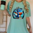 Book Dragon Reading Lover Women's Comfort Colors T-Shirt Violet