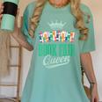 Book Fair Queen Literature School Book Fair Event Women's Comfort Colors T-Shirt Violet