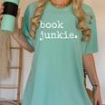 Book Junkie Reading Shirts Women's Comfort Colors T-Shirt Violet