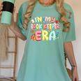 In My Book Keeper Era Librarian School Women's Comfort Colors T-Shirt Violet