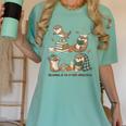 Book Lover Bookish Bookworm Reading Is My Otter-Obsession Women's Comfort Colors T-Shirt Violet