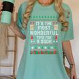 Book Lover Christmas Reader Ugly Sweater Tee Xmas New Year Women's Comfort Colors T-Shirt Violet Book Lover Christmas Reader Ugly Sweater Tee Xmas New Year Women's Comfort Colors T-Shirt Violet