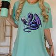 Book Lover Dragon Reading Cool Fantasy Women Girls Kids Men Women's Comfort Colors T-Shirt Violet Book Lover Dragon Reading Cool Fantasy Women Girls Kids Men Women's Comfort Colors T-Shirt Violet