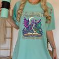 Book Lover Dragon Reading Transport You To Another World Women's Comfort Colors T-Shirt Violet