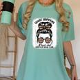 Book Lover What Happens At Book Club Stays Messy Bun Girls Women's Comfort Colors T-Shirt Violet Book Lover What Happens At Book Club Stays Messy Bun Girls Women's Comfort Colors T-Shirt Violet