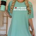Book Lover Reading I Love My Book Boyfriends Women's Comfort Colors T-Shirt Violet Book Lover Reading I Love My Book Boyfriends Women's Comfort Colors T-Shirt Violet