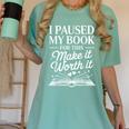 Book Lover Reading Quote For Reading Teacher Women's Comfort Colors T-Shirt Violet Book Lover Reading Quote For Reading Teacher Women's Comfort Colors T-Shirt Violet