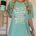 Book Lover Tomorrow Quote Anne Shirley Premium Tri-Blend Women's Comfort Colors T-Shirt Violet