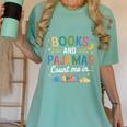 Book Lovers Reading Bedtime Cozy Pajama For Librarians Women's Comfort Colors T-Shirt Violet Book Lovers Reading Bedtime Cozy Pajama For Librarians Women's Comfort Colors T-Shirt Violet