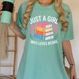 Book Nerd Just A Girl Who Loves Books Literary Enthusiast Women's Comfort Colors T-Shirt Violet Book Nerd Just A Girl Who Loves Books Literary Enthusiast Women's Comfort Colors T-Shirt Violet