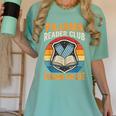 Book And Pajamas Reading Bedtime Women's Comfort Colors T-Shirt Violet Book And Pajamas Reading Bedtime Women's Comfort Colors T-Shirt Violet